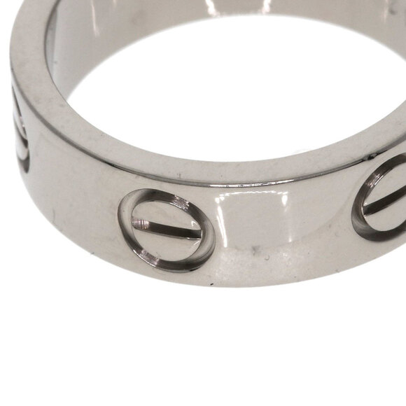 CARTIER 18k White Love Ring #50 - Picture 8 of 10